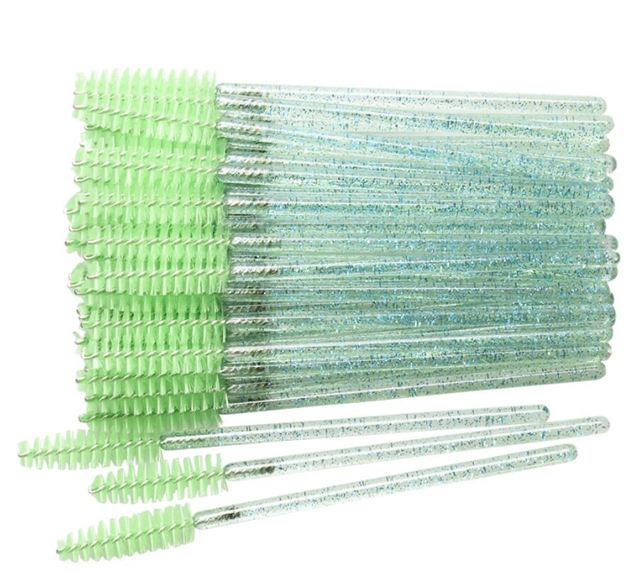 50pcs Disposable Eyelash Applicator Wands Curler Brush