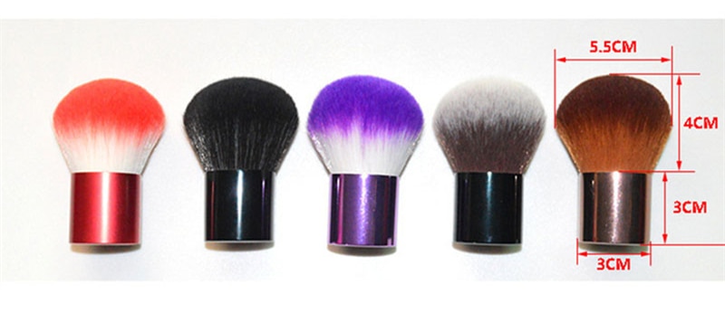 BBL Kabuki Powder Makeup Brushes Soft Portable Blush Brush Foundation Make Up Nail Beauty Essential 6 Colors Premium Quality