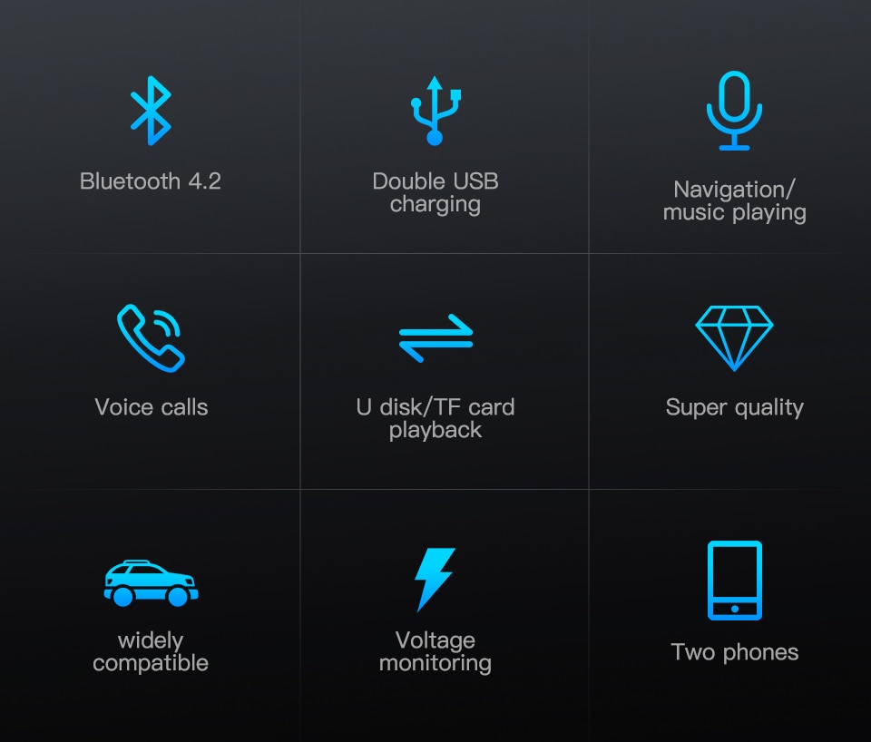 Car Charger FM Transmitter Bluetooth Car Audio MP3 Player