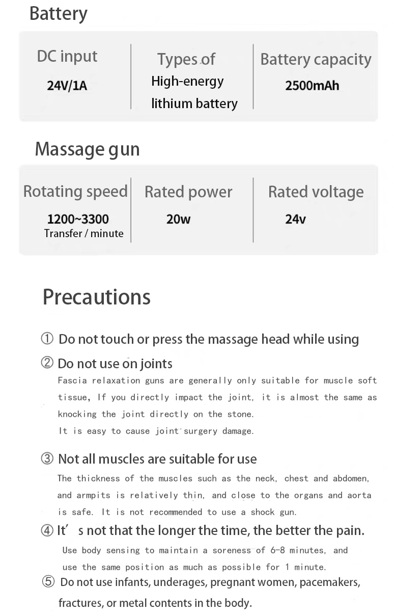 Lifetime Warranty Muscle Massage Gun