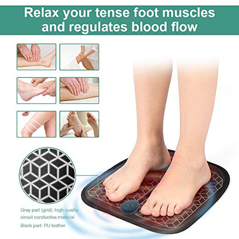 Electric EMS Foot Massager Pad