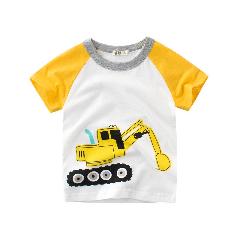 1-8Y Kids Boys T-shirt New Excavator Design