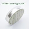 Colorfast silverwire