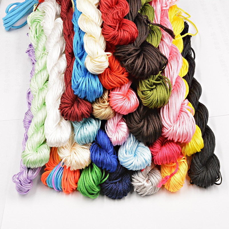 NEW 30 Colors 1.0mm 22M Nylon Cord Thread