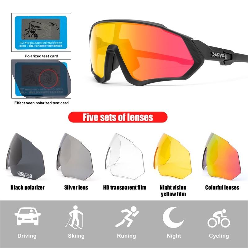 Riding Cycling Sunglasses Mtb Polarized Sports Cycling Glasses Goggles Bicycle Mountain Bike Glasses unisex