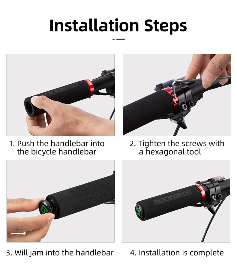 ROCKBROS Anti-skid Shock-absorbing Soft Bike Grip