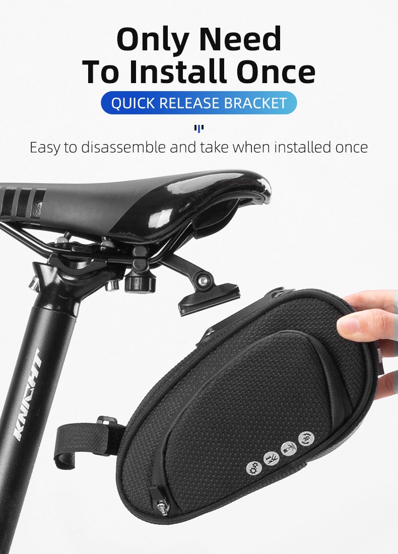 ROCKBROS Rainproof Bicycle Rear Saddle Bag