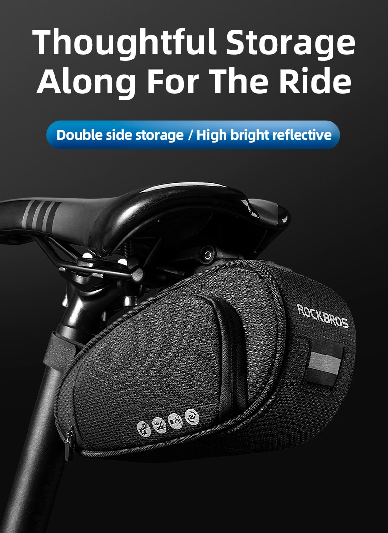 ROCKBROS Rainproof Bicycle Rear Saddle Bag