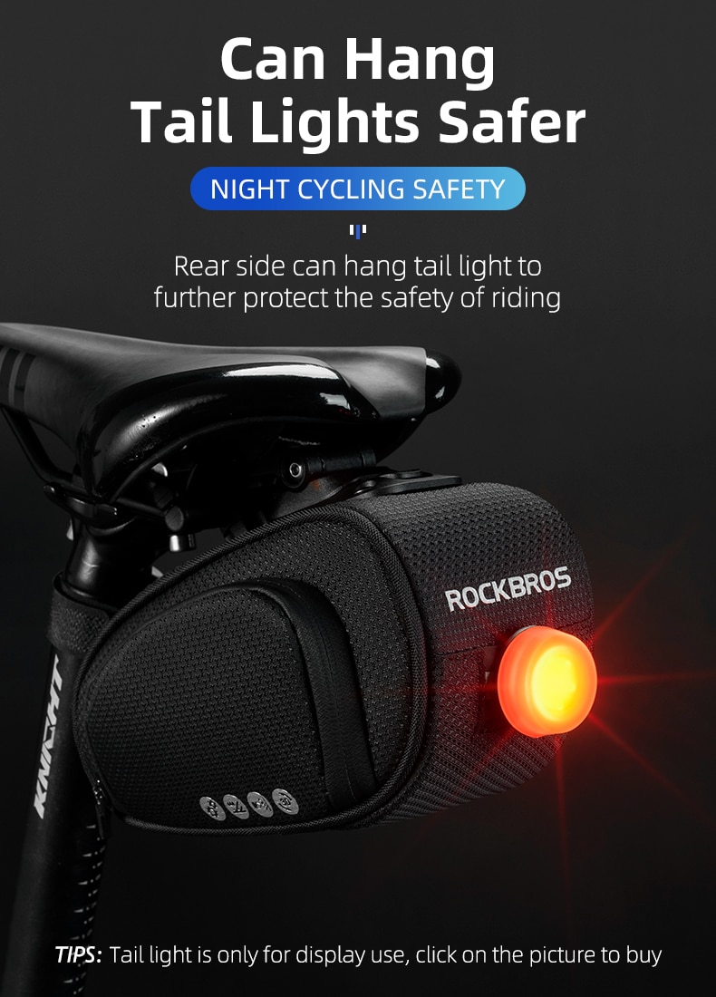 ROCKBROS Rainproof Bicycle Rear Saddle Bag