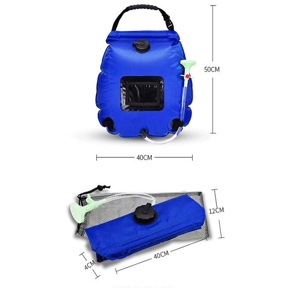 20L Portable Outdoor Shower Bag With Switchable Head