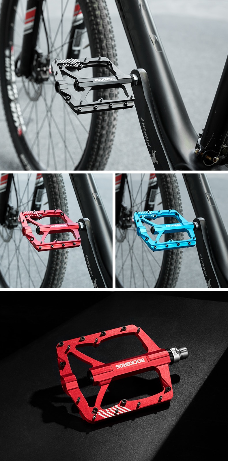 ROCKBROS Ultralight Aluminium Alloy Bike Pedals