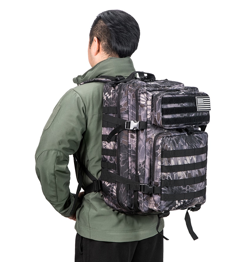 50L Camouflage Army Style Backpack