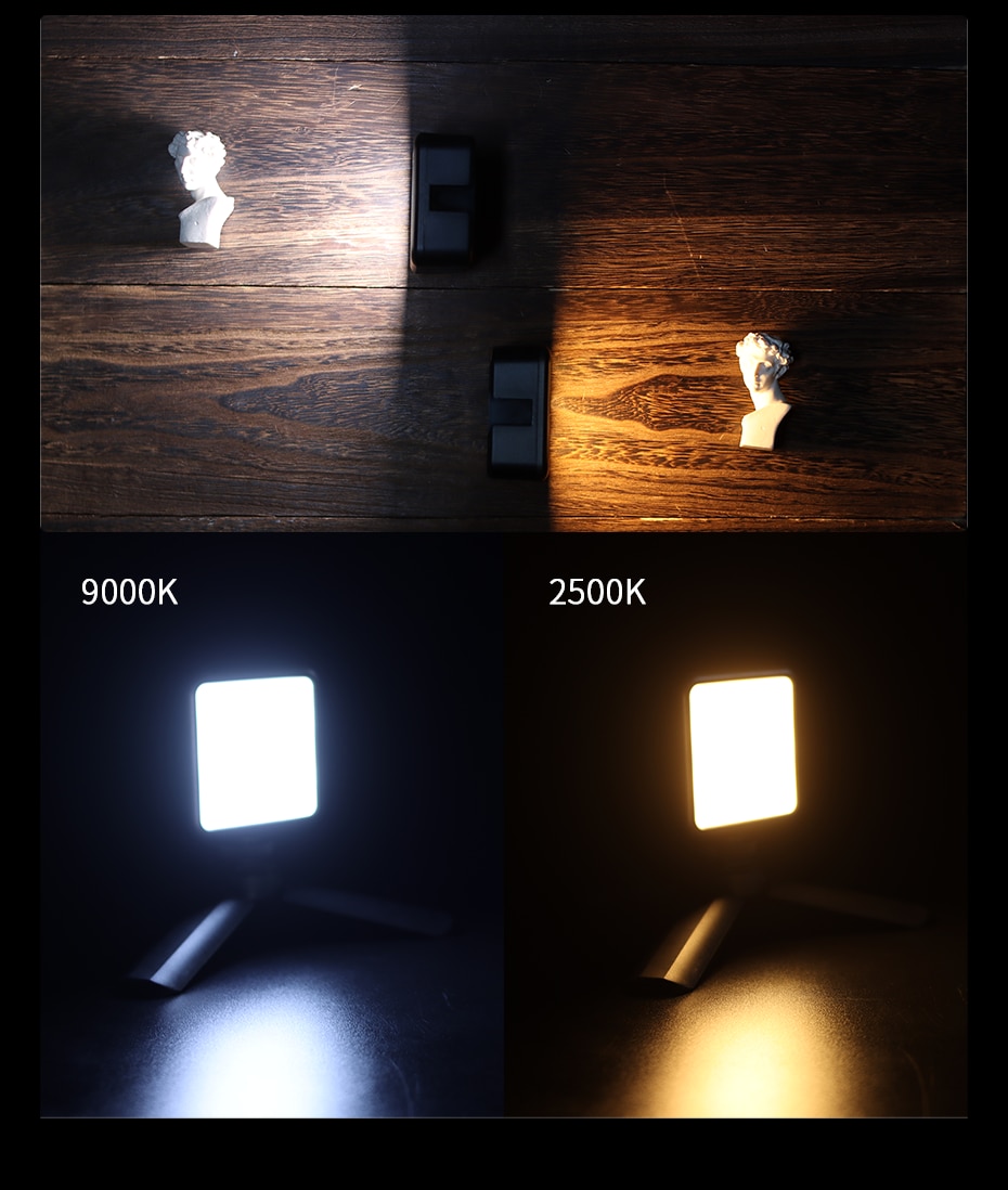 RGB Mini LED Rechargeable Camera Light