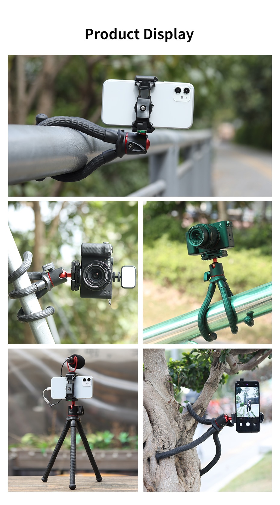 Octopus Flexible Tripod For Phone and Camera