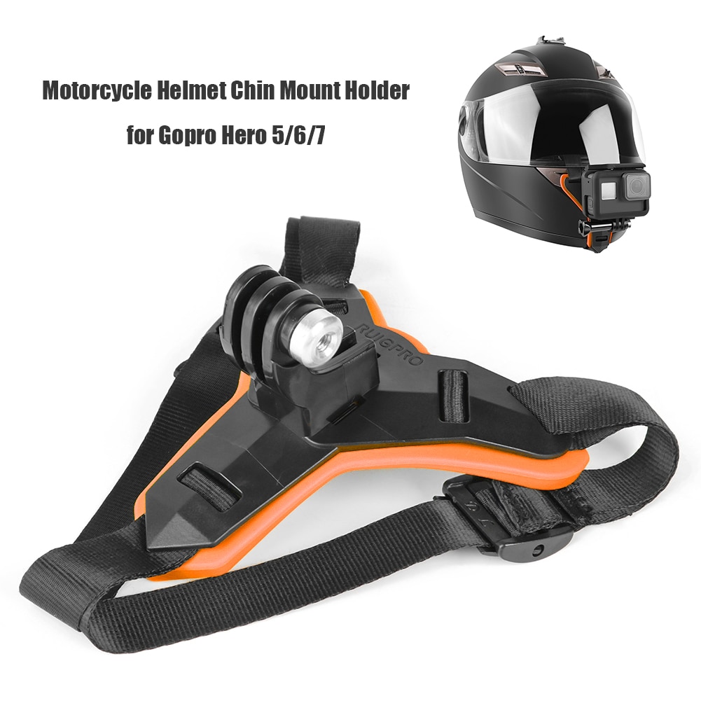 Motorcycle Helmet Chin Strap Mount Holder for Action Camera