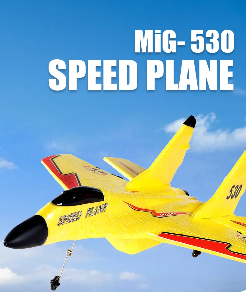 RC Plane SU35 2.4G With LED Lights Aircraft Remote Control Flying Model