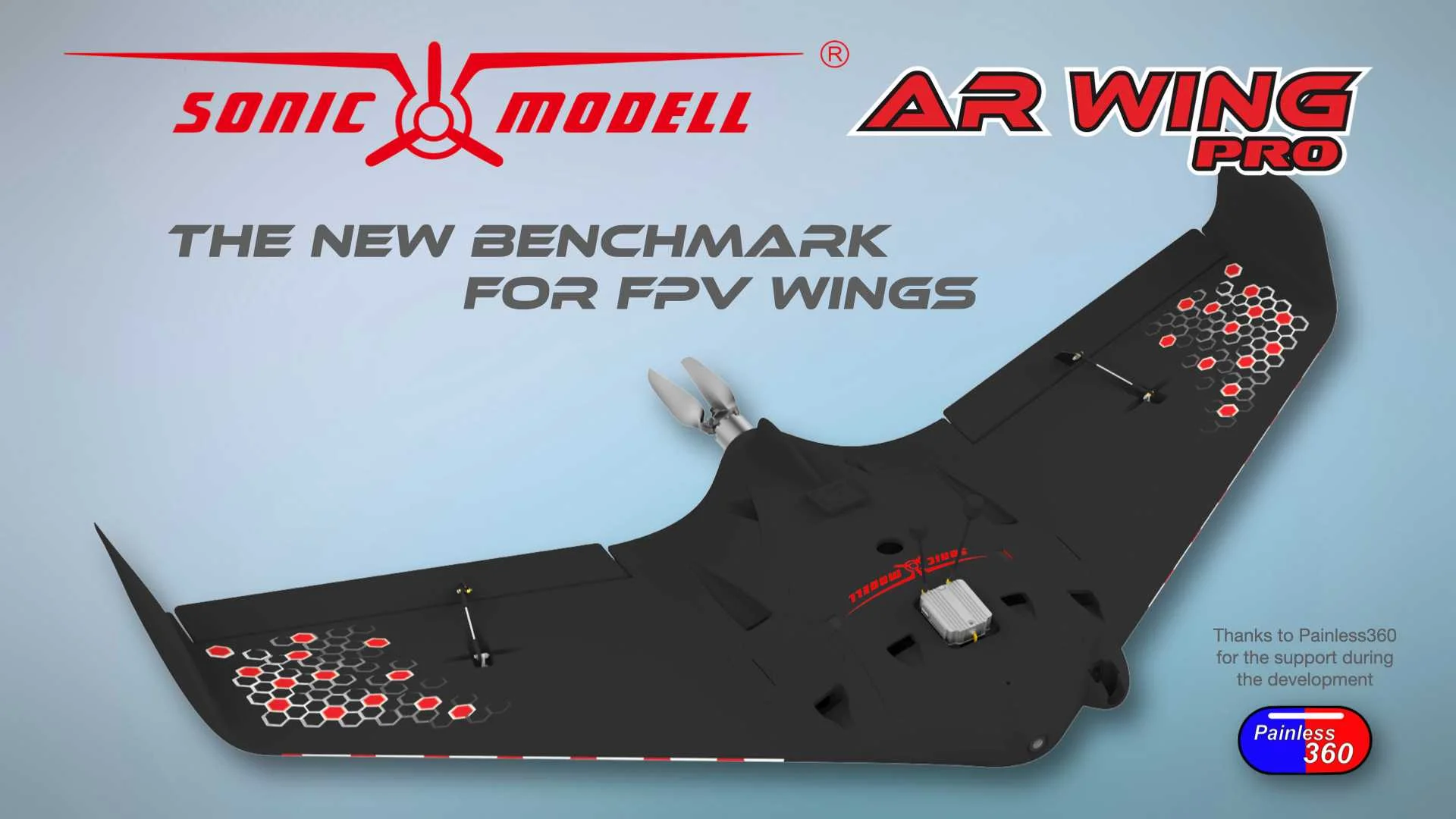 Beginner Electric Sonicmodell AR Wing Pro RC Airplane Drone 1000mm Wingspan