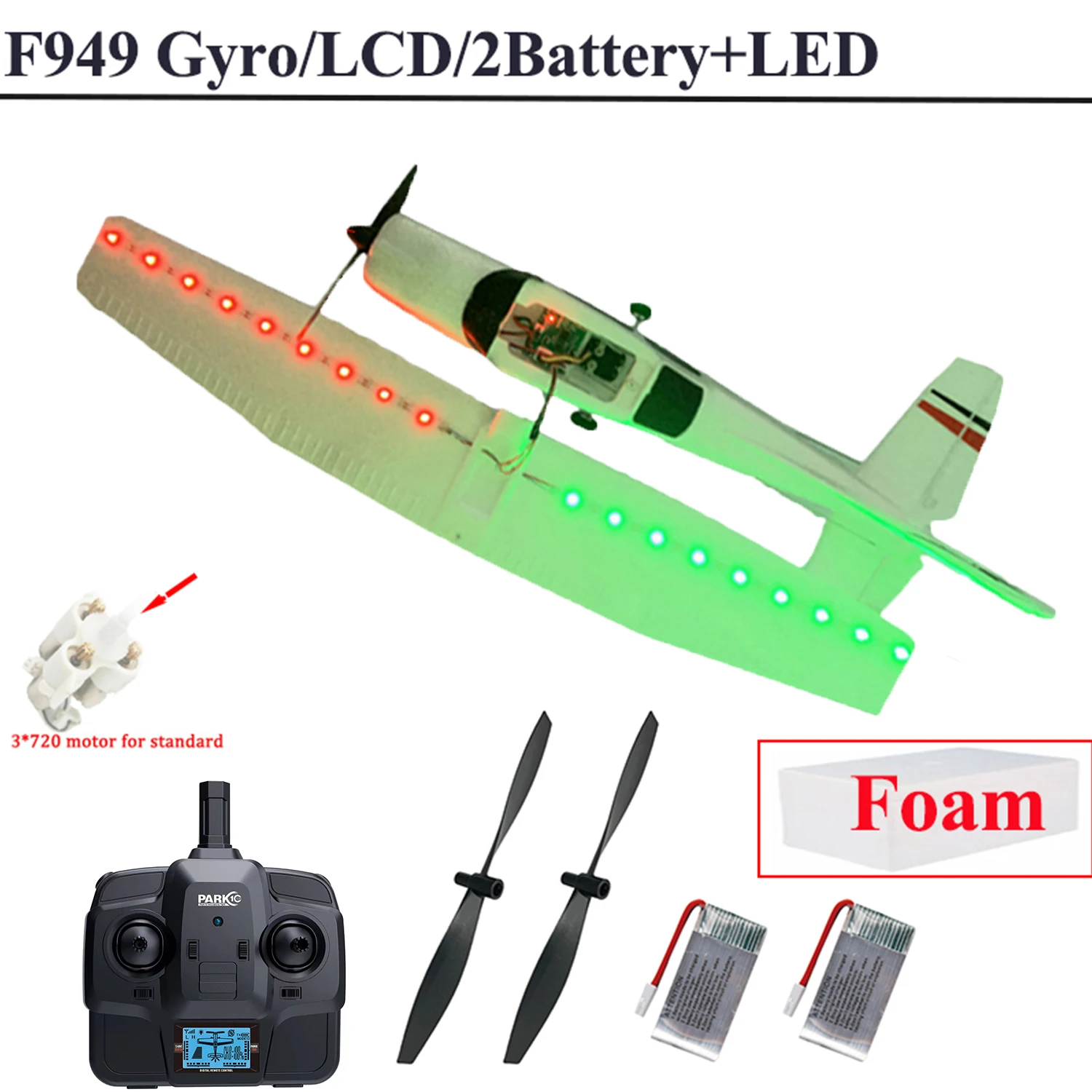 LCD Gyro 2B LED Foam