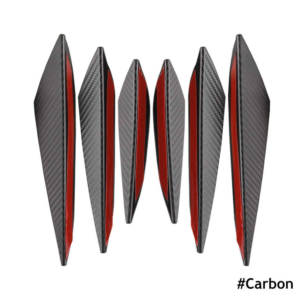 6PCS Carbon Fiber