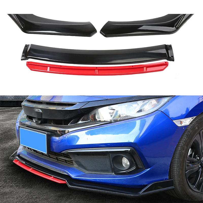 Universal Front Bumper Lip Body Kit Spoiler