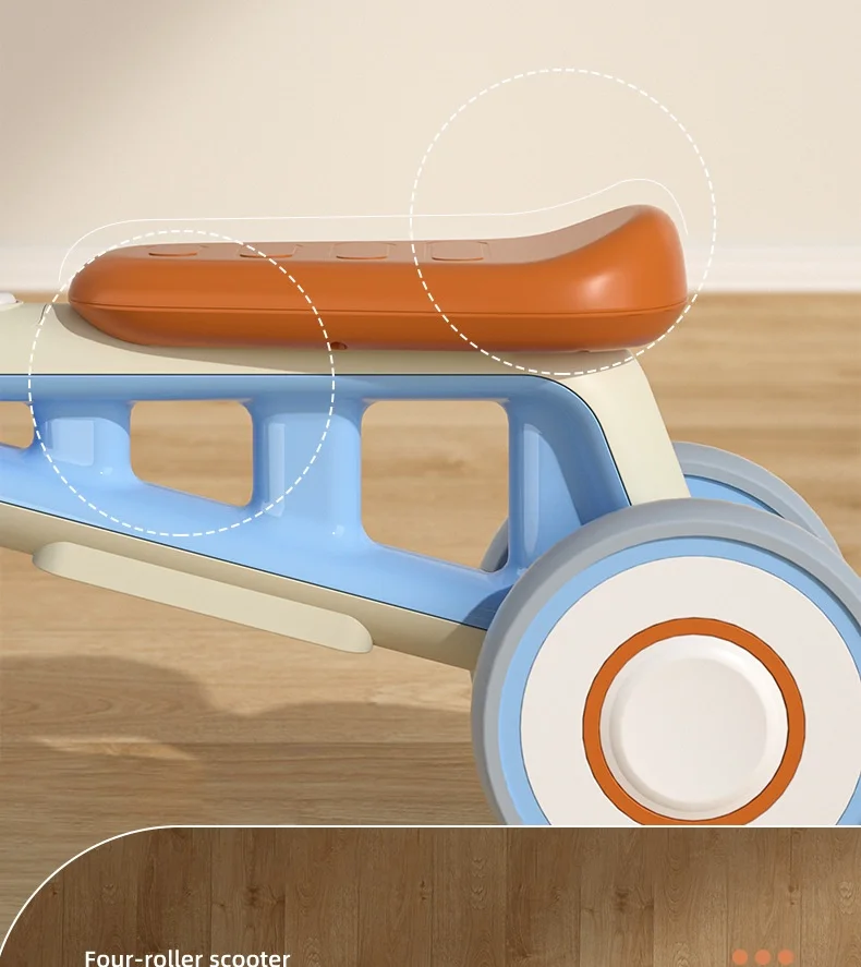 Title: Children's Balance Bike - Toddler Scooter Without Pedals for Kids Ages 1-13