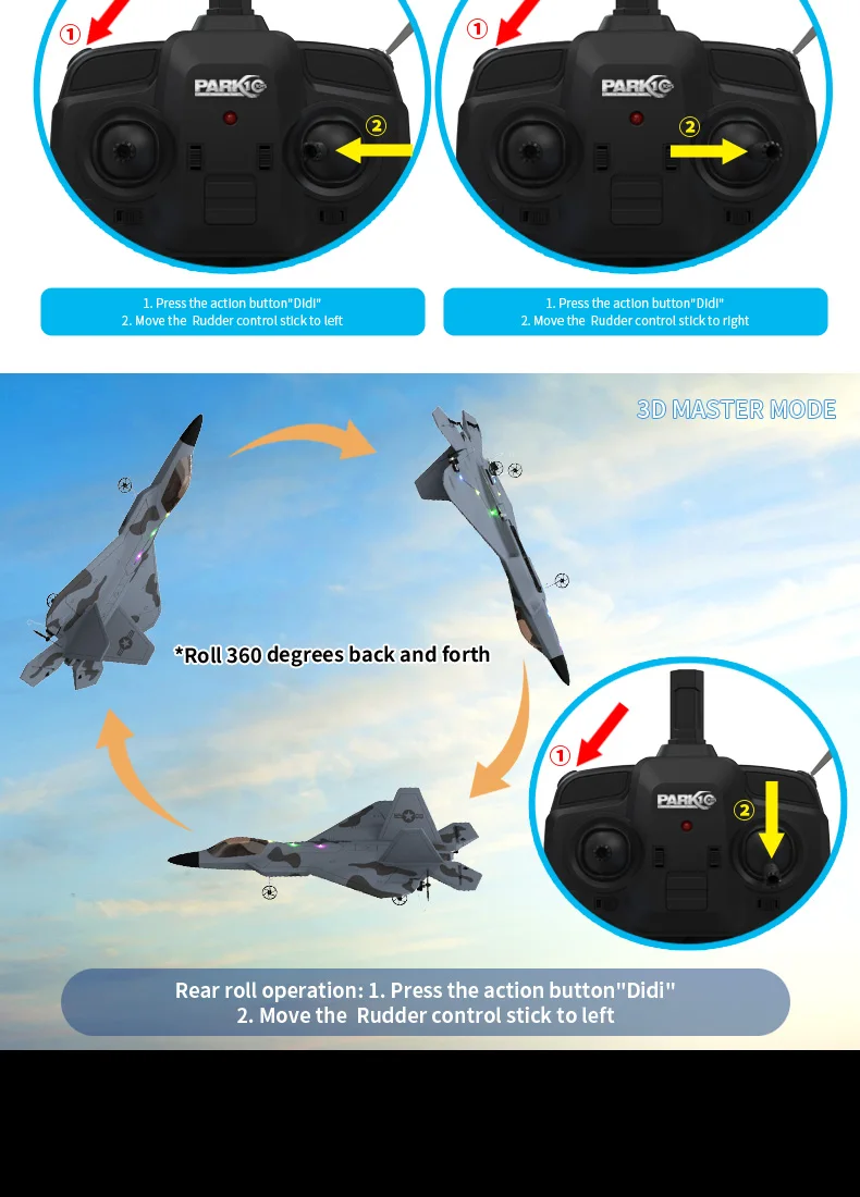 2024 New F22S 2.4G 3CH 3D6G RC Airplane Raptor F22 Warplane WLtoys A180 Upgrade Version LED Light With Gyroscope Out Door Toys