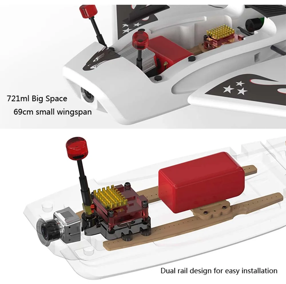 HEE WING F-01 ULTRA DELTA WING 690MM EPP RC AIRPLANE-KIT/PNP For Adults