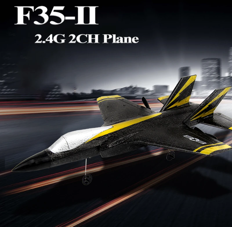 RC SU-35 Foam Glider – 2.4G Radio Control Fighter Jet Toy for Kids