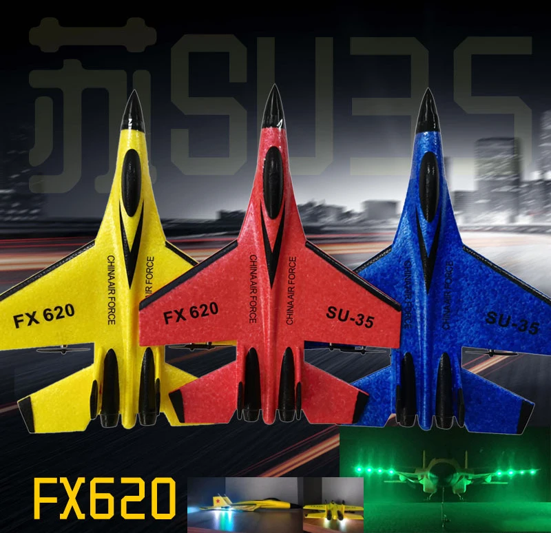 RC SU-35 Foam Glider – 2.4G Radio Control Fighter Jet Toy for Kids