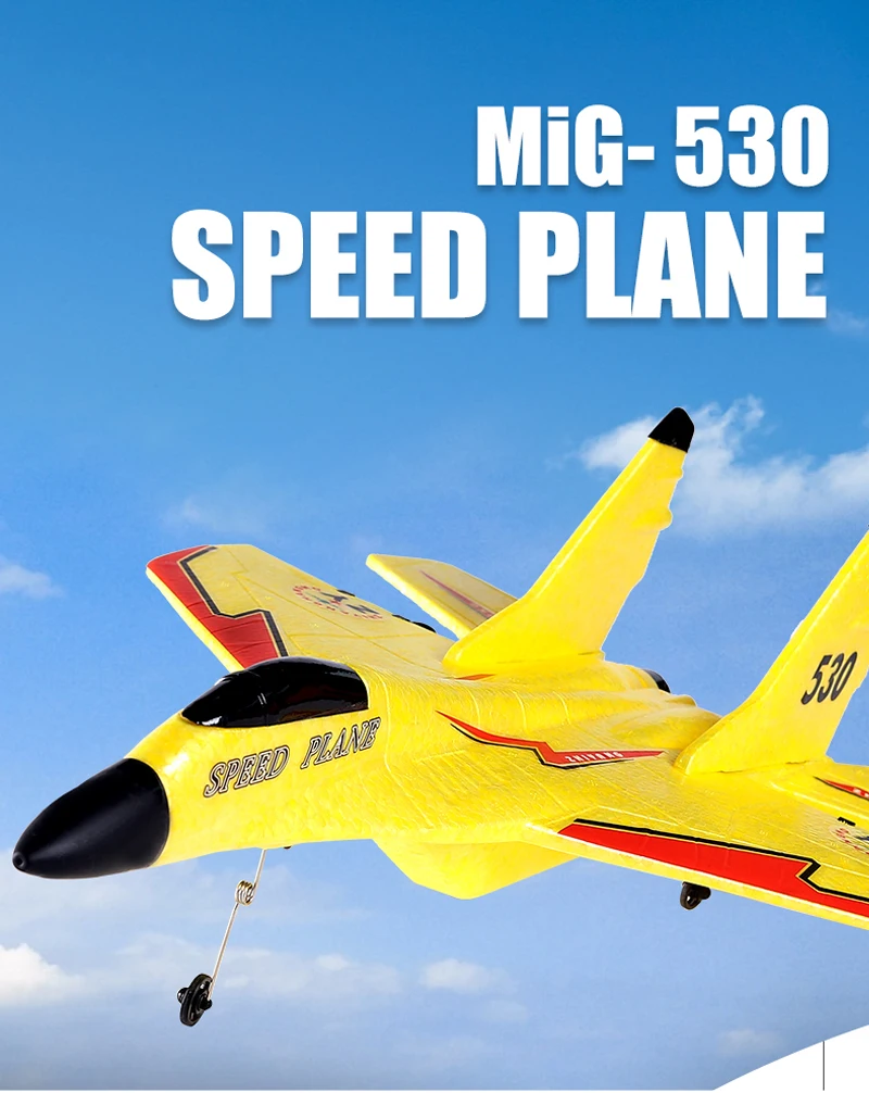 RC SU-35 Foam Glider – 2.4G Radio Control Fighter Jet Toy for Kids