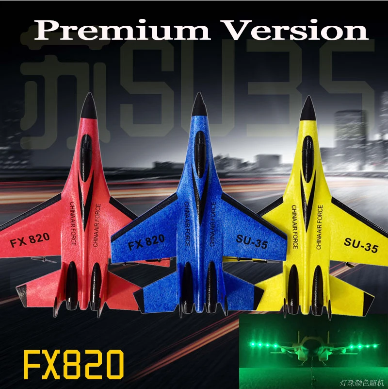 RC SU-35 Foam Glider – 2.4G Radio Control Fighter Jet Toy for Kids