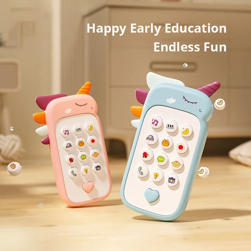 Baby Musical Telephone Toy – Sound Machine & Educational Mobile Phone for Infants