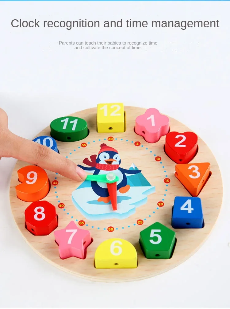 Montessori Wooden Puzzle Toys – Educational Development Games for Babies & Toddlers (1-3 Years)