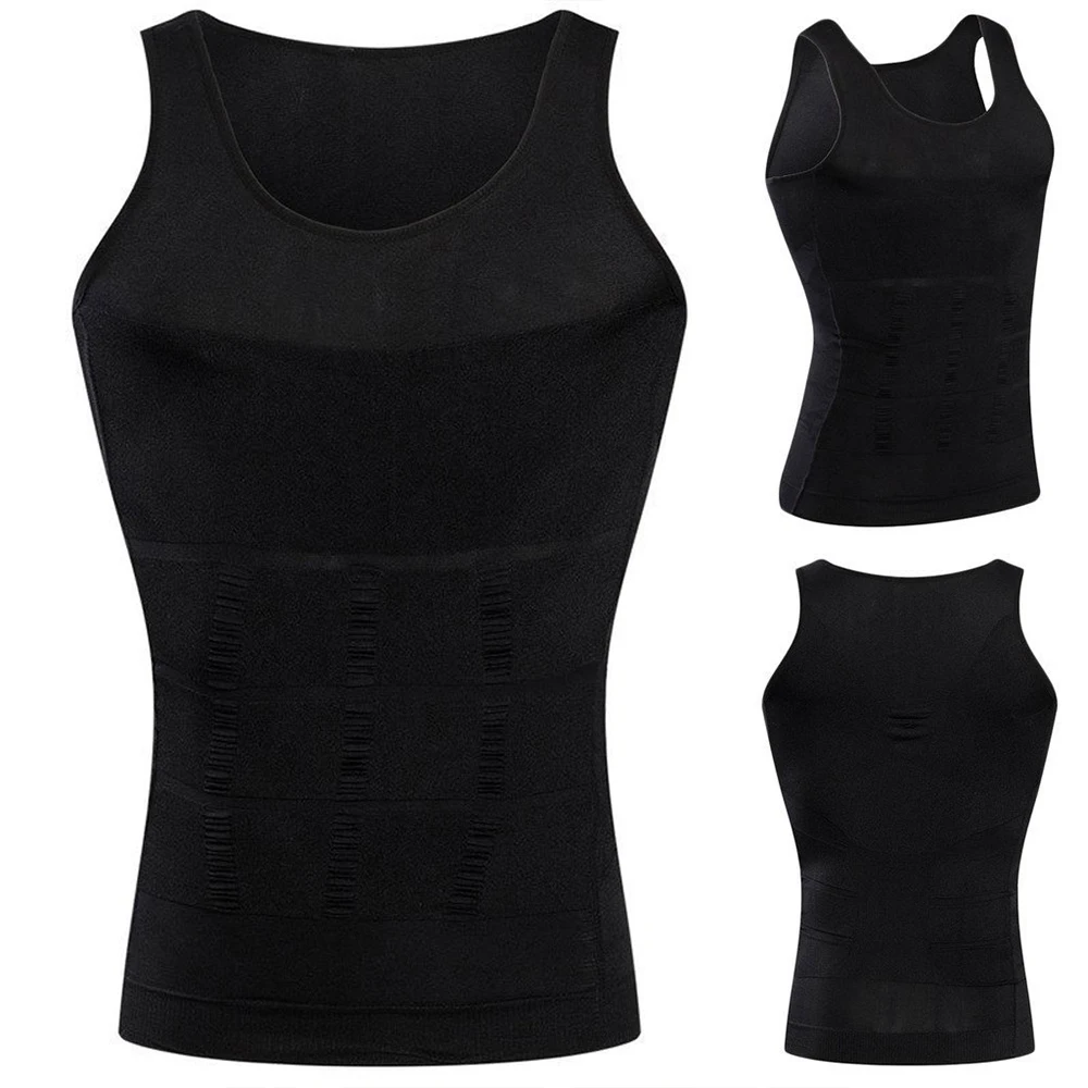 Men's Posture Corrector Compression Shirt - Slimming Body Shaper Vest - Image 8