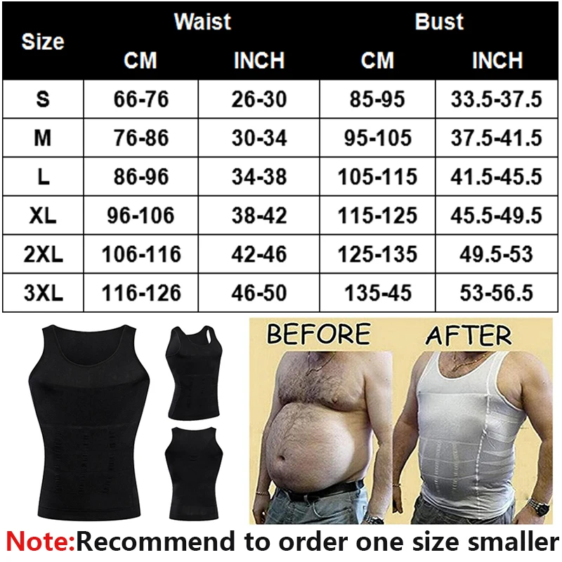 Men's Posture Corrector Compression Shirt - Slimming Body Shaper Vest - Image 6
