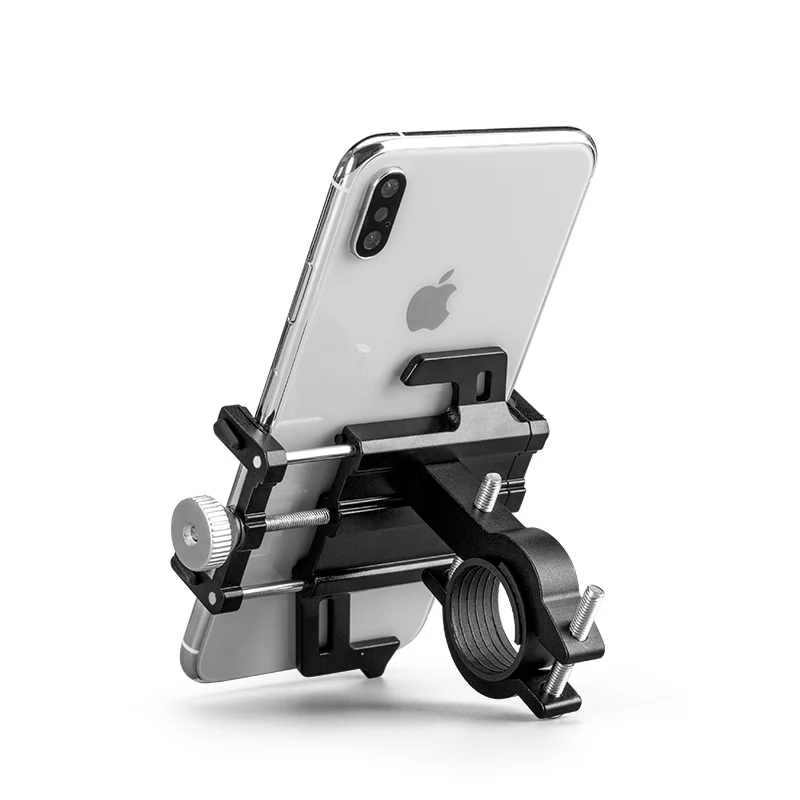 ROCKBROS CNC Aluminum Motorcycle Phone Holder - Shockproof Bike Mount - Image 6