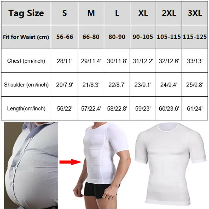 Men's Posture Corrector Compression Shirt - Slimming Body Shaper Vest - Image 5