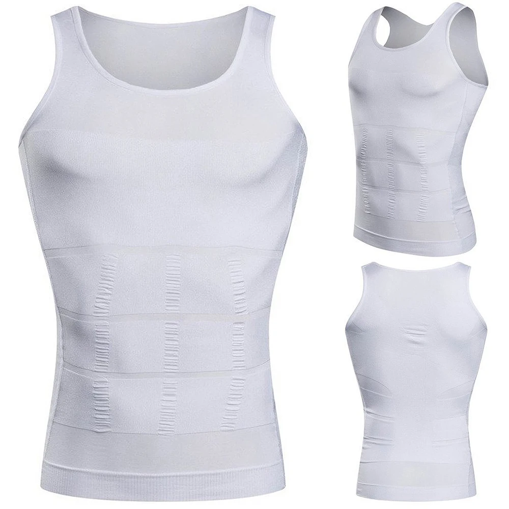 Men's Posture Corrector Compression Shirt - Slimming Body Shaper Vest - Image 7