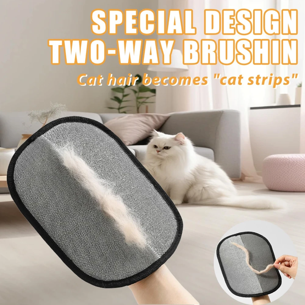 Pet Hair Remover Glove - Washable Grooming & Deshedding Mitt - Image 4