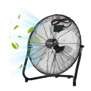 Heavy Duty High Velocity Floor Fan - 3-Speed, 360° Adjustable Tilt