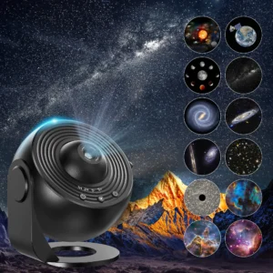 Galaxy Star Projector - 13-in-1 Planetarium Night Light with 360° Rotation & Timer